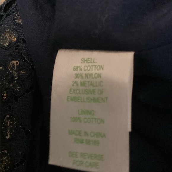 Lily Pulitzer Dawson Sheath dress with Goden scalloped hem Sz 10 - Picture 9 of 11